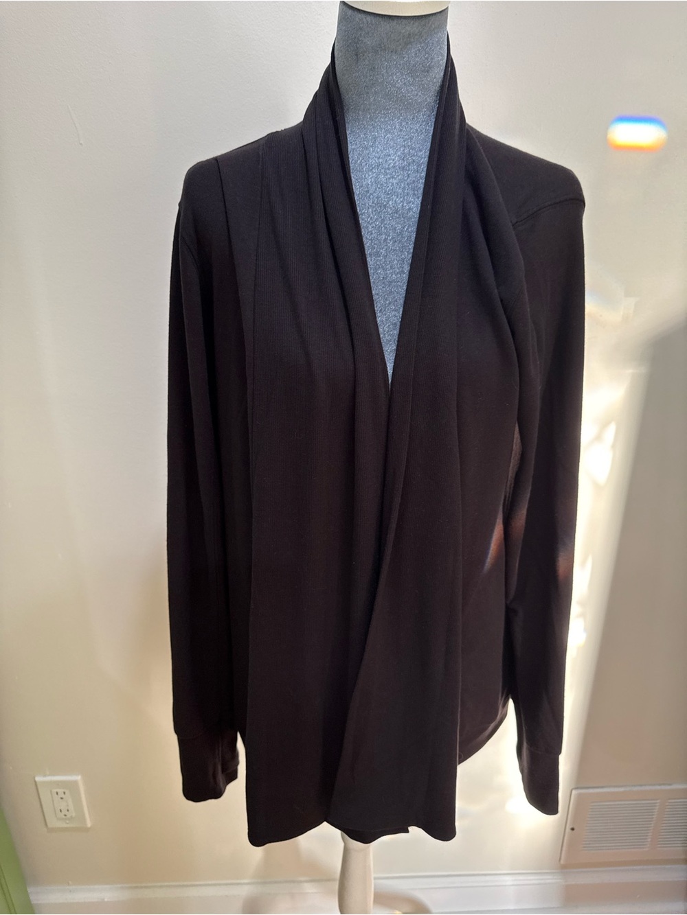tek gear Brown Knit Open-Front Sweater - Picture 3 of 13
